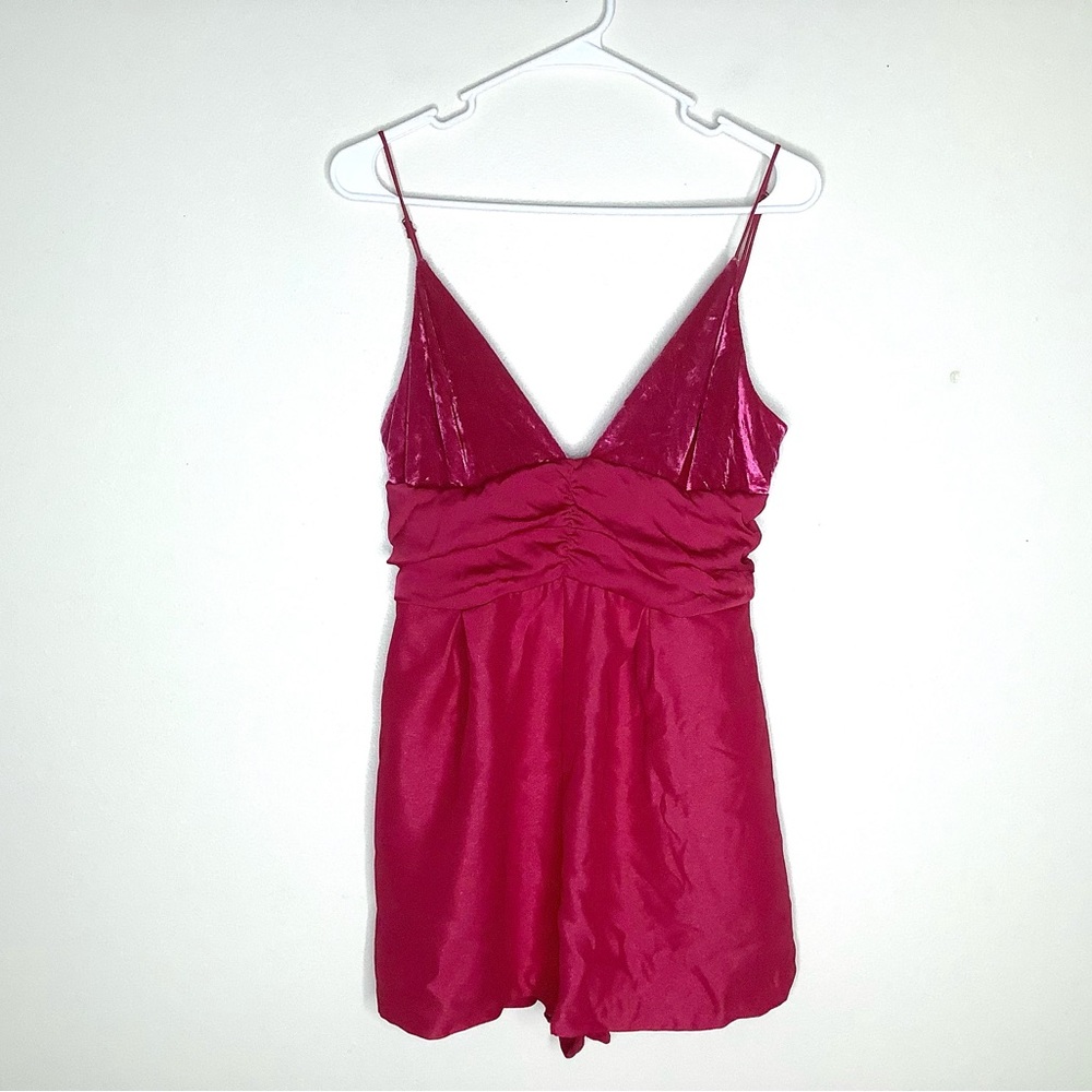 < Free People Skylie Saylor Romper In Pink > - Picture 3 of 8